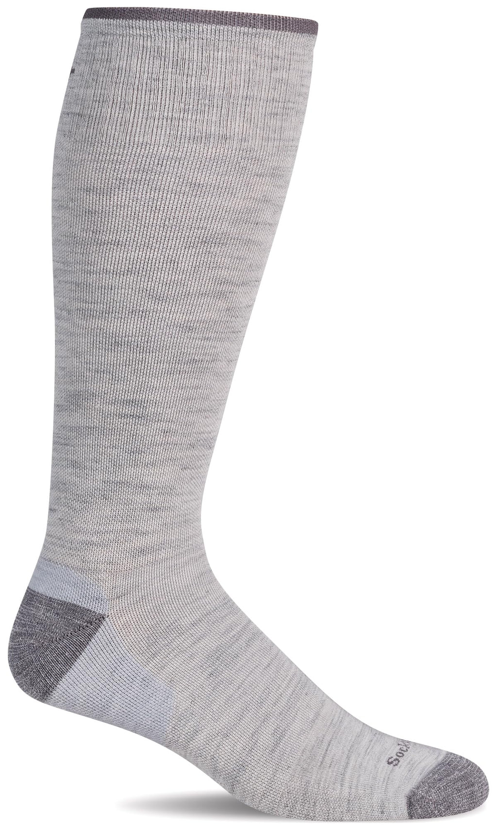 Sockwell Men's Elevation Firm Graduated Compression Sock, Ash - L/XL