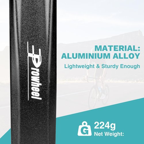 WEEROCK Prowheel Bike Left Crank Arm 170 mm Aluminium Alloy Square Hole with Plastic Dustproof Cover Bicycle Replacement Prat