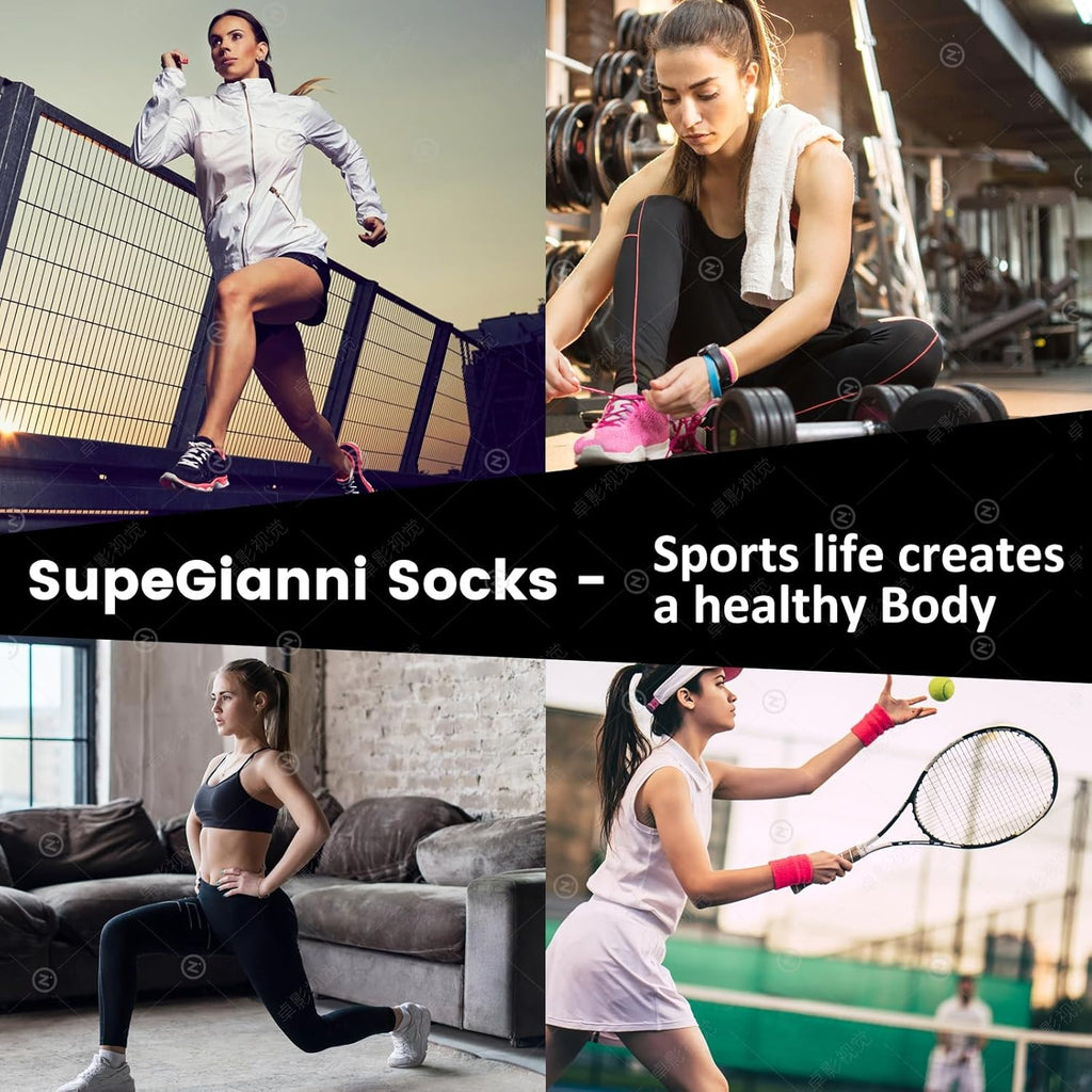 Sallking Women's Ankle Cotton Socks - Soft No-Show Athletic Running Socks | 6 Pairs in White