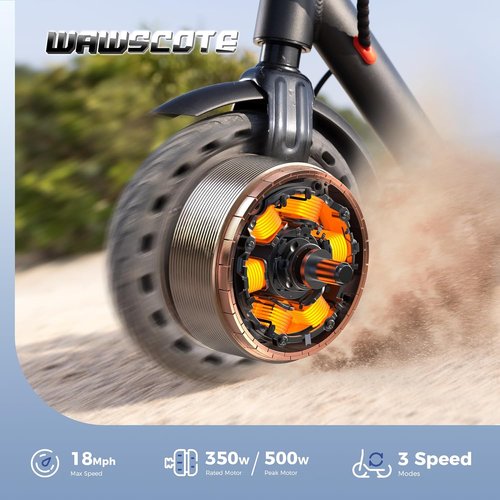 Electric Scooters | 500W Adult Electric Scooter - 18/21 MPH, 21 Miles Range, APP & Cruise Control
