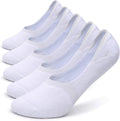 Pareberry Women's Non-Slip Boat Liner Socks - Thick Cushion Cotton, Casual Low Cut | 5/10 Pack