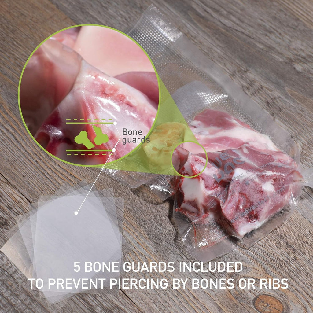 Wevac Vacuum Sealer Bags - Commercial Grade 100 Pint, 6x10 Inch | BPA Free, Heavy Duty for Food Storage
