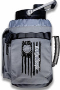 Iron Infidel Battle Bottle - 128 oz Insulated Tactical Water Jug with Dual Carry Handles & Rugged Sleeve