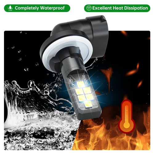 10L0L Golf Cart Headlight Bulb for EZGO 1994+, Club Car DS 1999+ and Club Car Precedent 2004+, 12V Head Light Bulb, Relace OEM 101988101, 74004-G01 Pack of 2