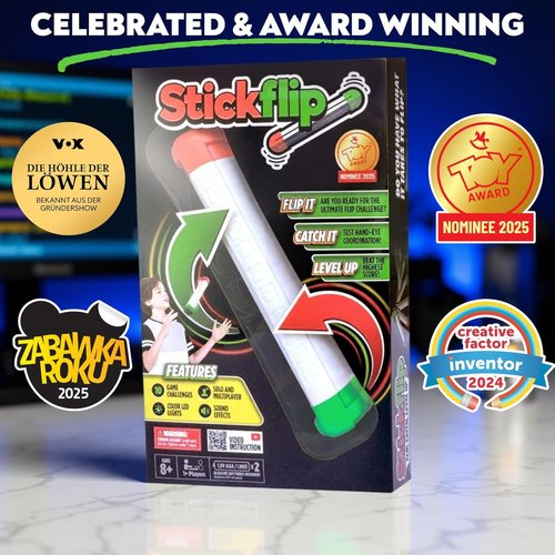 **Electronic Flip Challenge Game by [Brand Name] - Auto-Counting Skill Toy for Kids & Adults | Fun Party Game for Ages 8+**
