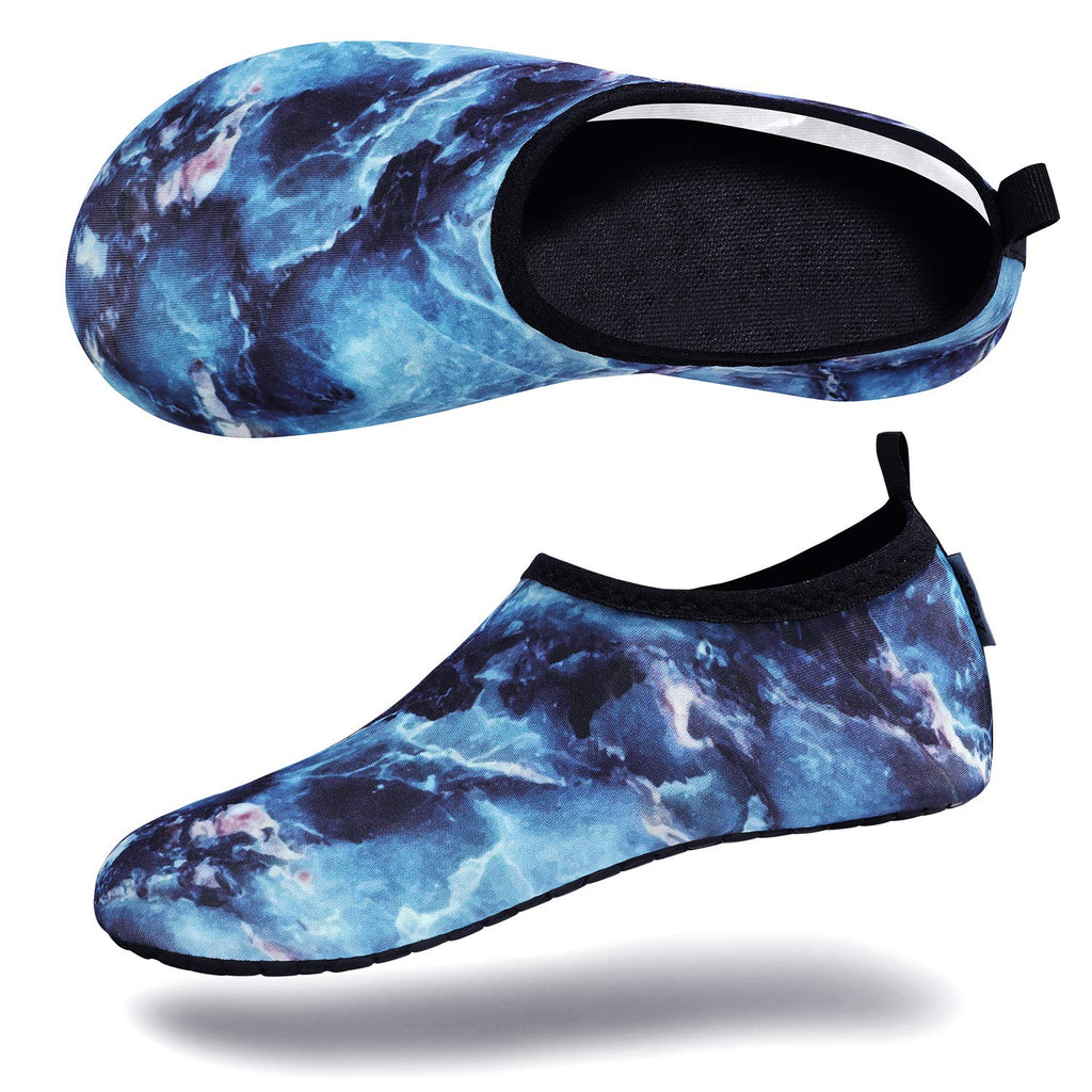 VIFUUR Water Sports Unisex Shoes Marble Grey - 9-10 W US / 7.5-8.5 M US (40-41)