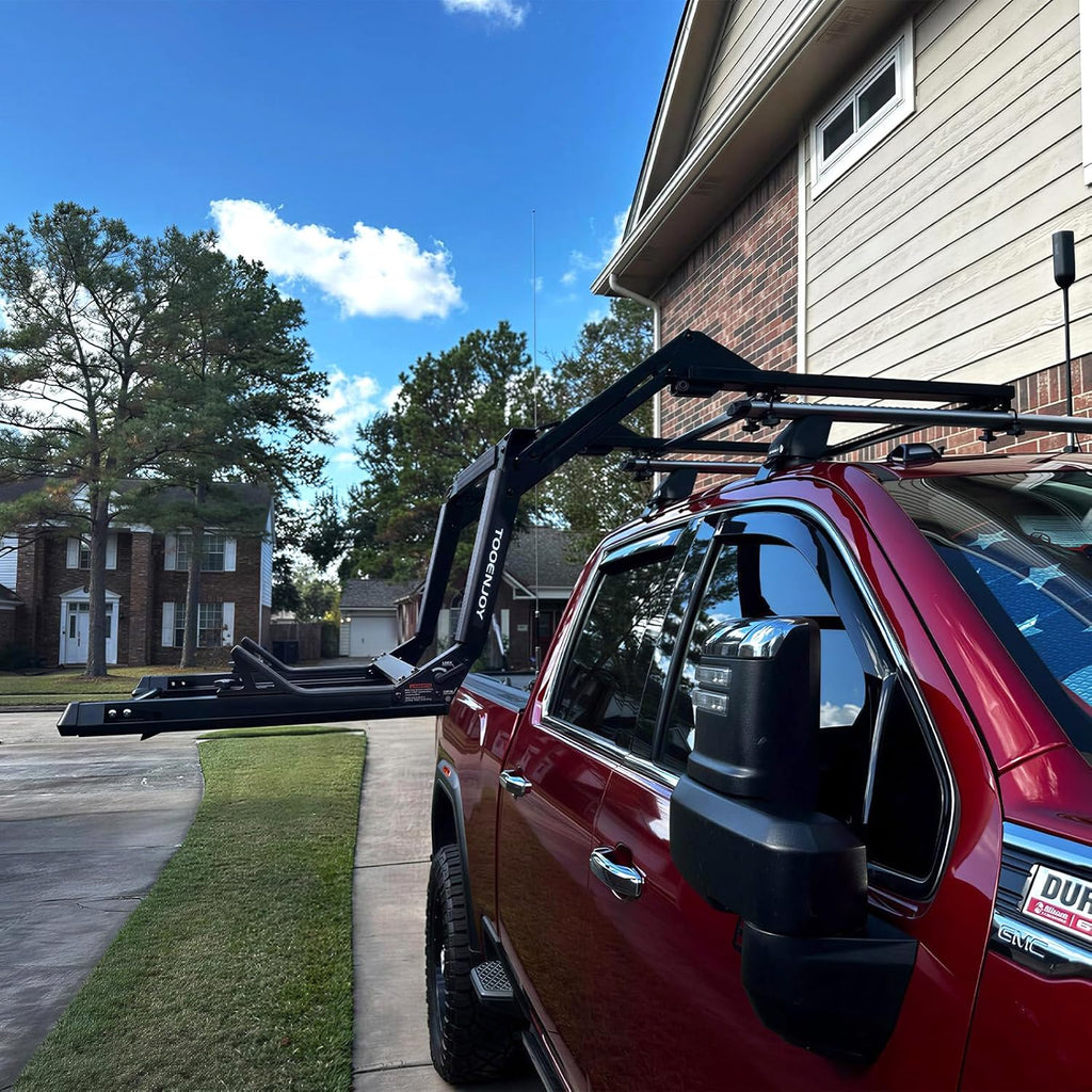 TOOENJOY Heavy-Duty Kayak Lift Assist Roof Rack - 100 LBS Capacity Canoe Loader for Easy Elevation