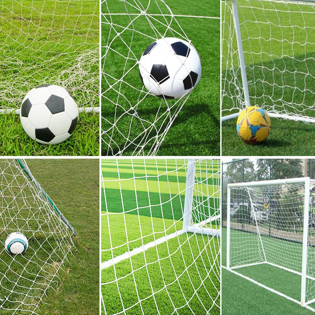 Soccer Goal Nets | Replacement Football Net for 6' x 4', 8' x 6', 12' x 6', 24' x 8' Goals - Posts Not Included