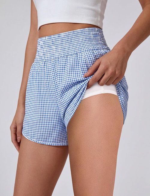 BMJL Women's Athletic Shorts - High Waisted Running Shorts with Pocket | 2.5" Sporty Gym Workout