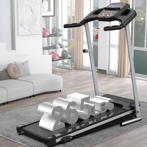 Home Foldable Treadmill - Electric Walking Machine with Incline & 15 Programs | 250 LB Capacity
