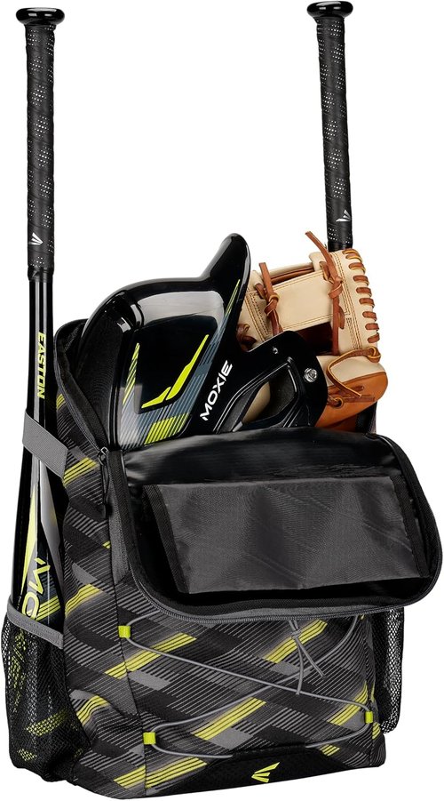 Easton MOXIE Backpack Equipment Bag - Versatile Baseball & Softball Gear | T-Ball & Travel Options