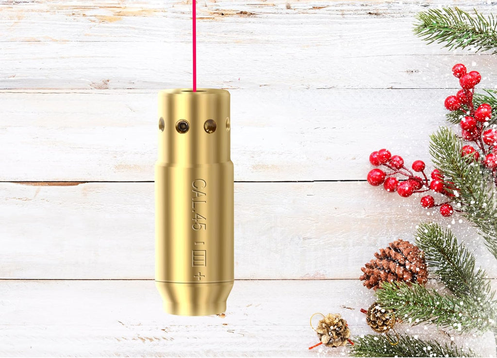 Skiennix .45 Caliber Red Dot Laser Bore Sighter - Accurate Boresighting with 2 Battery Sets
