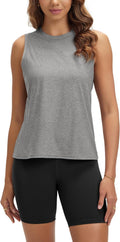 ODODOS Women's Performance Tank - Ultra Soft odSTRATUM Tech Sleeveless Tee | High Crew Neck Top