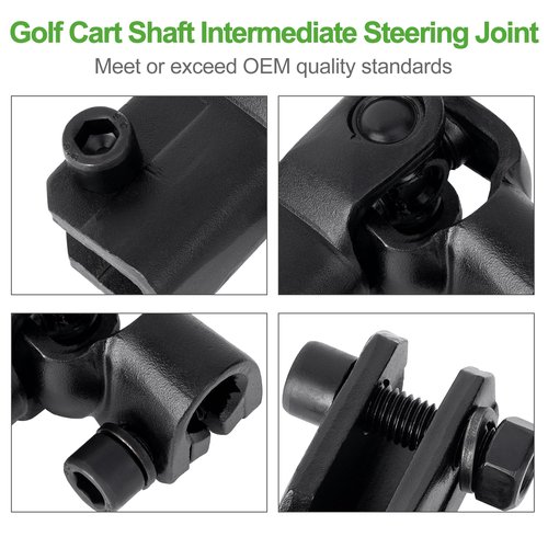 10L0L Golf Cart Steering Yoke Shaft Intermediate Assembly for E-Z-GO RXV 2008-up Gas & Electric and Electric 2Five Vehicles 608114 600333 604613
