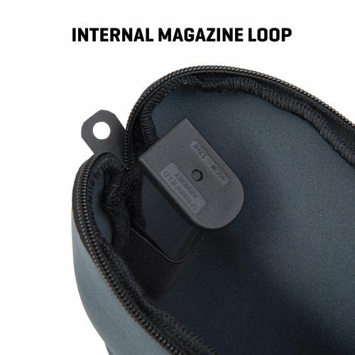 Allen Company Neoprene Pistol Pouch, Full-Size Handguns up to 9”, Charcoal