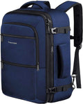 Vancropak 35L Traveling Backpack, Airplane Approved Travel Carry on Bag hand luggage, Water Resistant Lightweight Luggage Suitcase Backpack Overnight Weekender Business Daypack Bag for Men Women, Blue