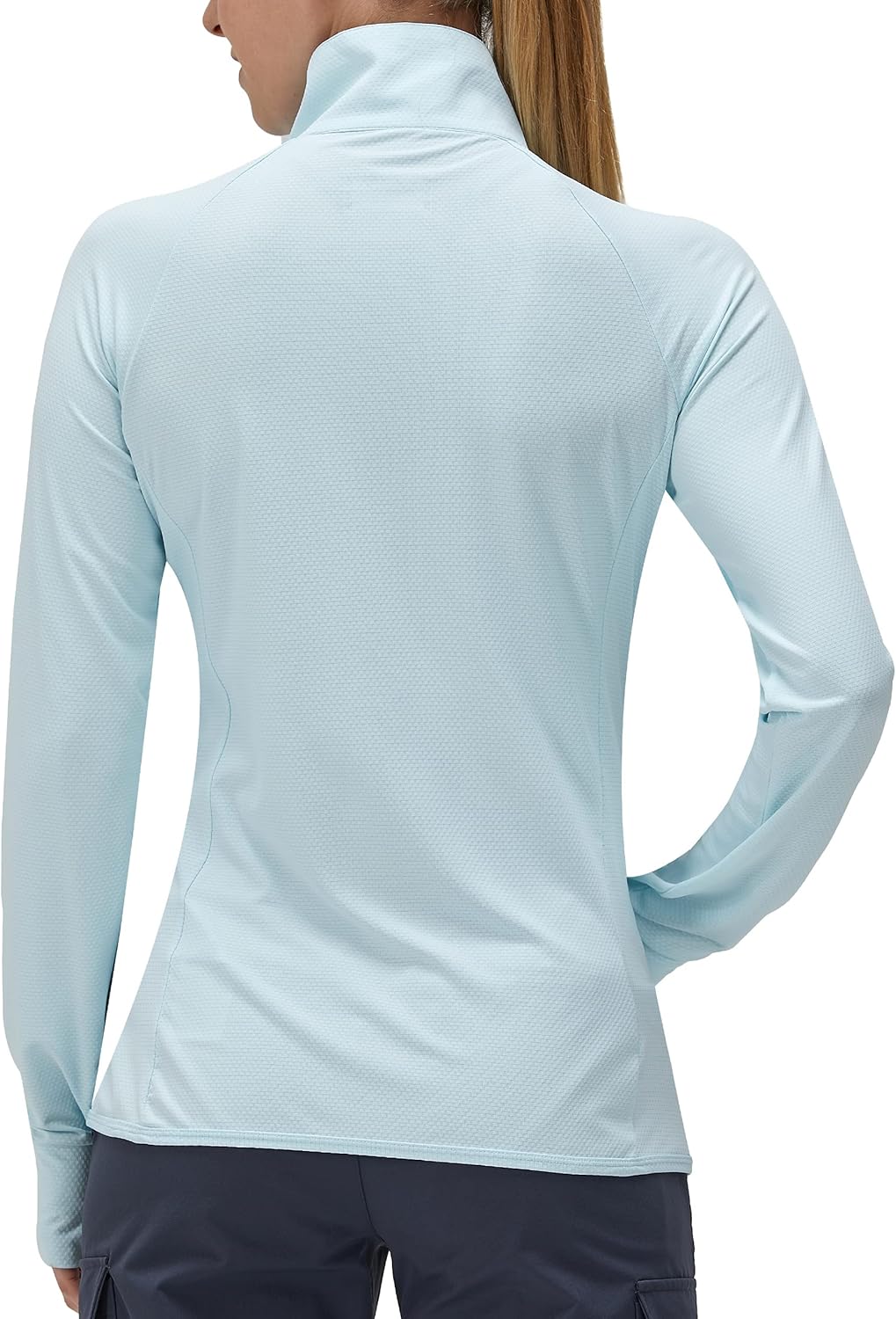 Skiennix Women's UPF 50+ UV Sun Protection Long Sleeve Athletic Hiking Shirt - Lightweight Zip-Up Jacket