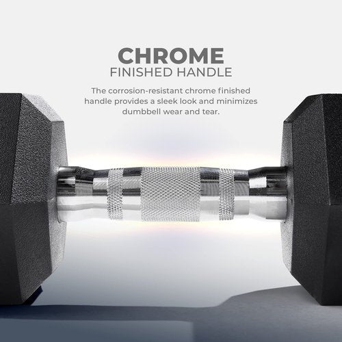 Sunny Health & Fitness Core Fit Hex Style Dumbbell 4.5 KG / 10 LBS (Pair) - SF-DB03-10