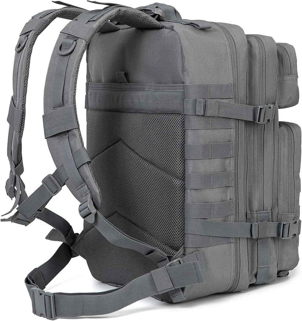 QT&QY Military Tactical Backpack - 45L Molle Army Assault Pack for Hiking & Trekking | Bug Out Bag
