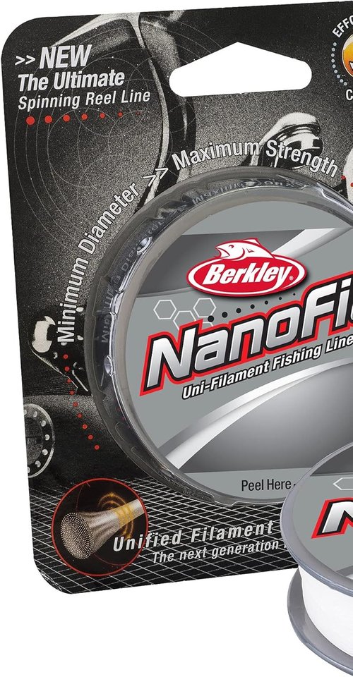 Berkley NanoFil Fishing Line - 8 Pound Test | 150 Yards | Clear Mist for Superior Casting