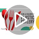 Burgundy Plastic Disposable Cutlery Set 150 Pcs - Forks Spoons Knives