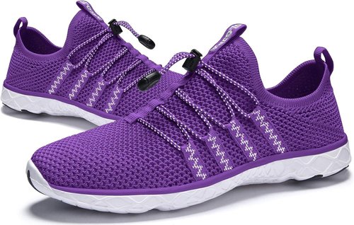 DLGJPA Women's Aqua Water Shoes - Lightweight Quick-Drying Athletic Walking Footwear