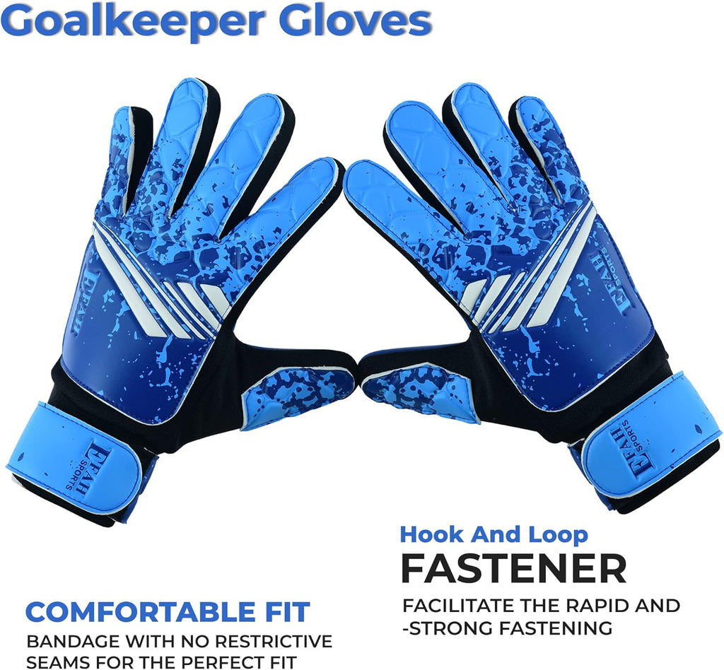Skiennix Soccer Goalkeeper Gloves - Strong Grip for Kids & Youth | Perfect for Football Matches