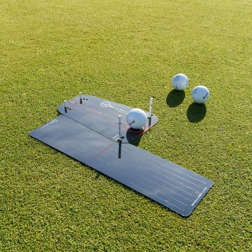 Wellputt - Wellvision Plus Putting Mirror - Ultra Thin Two Pieces Stainless Steel Training Aid