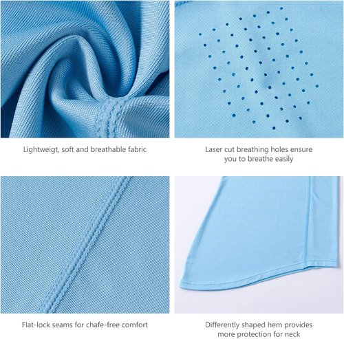BASSDASH Neck Gaiter Mask - UPF 50 Sun Protection for Men & Women | Ideal for Fishing & Hiking