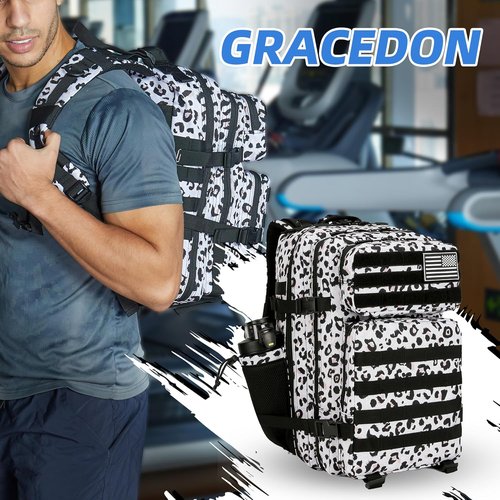 Gracedon 35L Military Tactical Backpack - Molle System Assault Pack for Gym & Outdoor Use