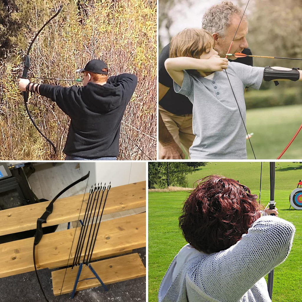 Tongtu Recurve Bow - Takedown Archery Set for Adults & Youth | Right & Left Handed, 30lb/40lb, 6 Arrows Included