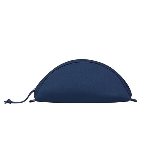 JanSport Luna Small Pouch – Padded Taco-Style Design with Main Zippered Compartment, Mushroom Embroidery