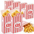 Bekith 100 Pack Popcorn Boxes - Close-Top Containers for Movie Nights & Parties