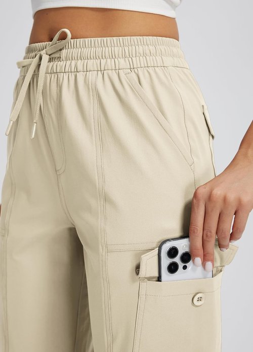 Libin Women's Capri Pants - Quick Dry, Water-Resistant Cargo Capris for Travel & Hiking | Summer Style