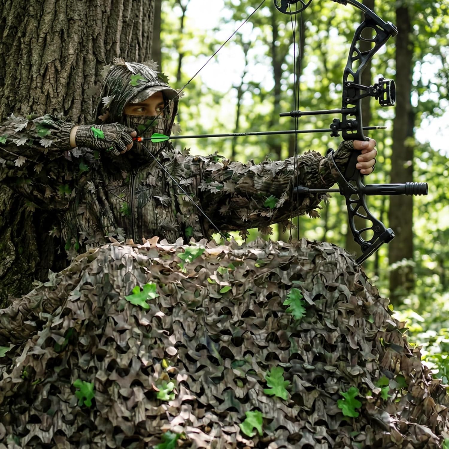 Sitong Camo Netting Roll - Versatile Hunting & Military Decor | Sunshade, 6ft x 50ft