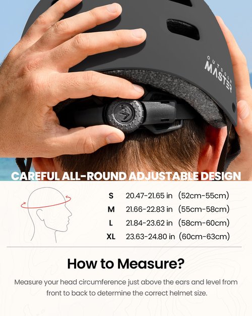 OutdoorMaster MIPS Skateboard Cycling Helmet for Adults - Lightweight, Ventilated Multi-Sport Helmet with Two Removable Liners for Scooter, Roller Skating, Inline Skating, Rollerblading