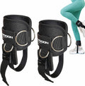 Skiennix Ankle Straps for Cable Machines - Adjustable Neoprene Cuffs for Glute Kickbacks | Unisex Comfort Fit