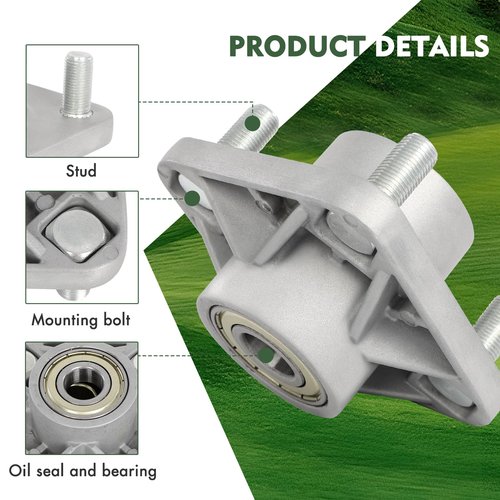 Dollate Aluminum Golf Cart Front Wheel Hub Assembly, Fit for Club Car DS and Precedent 2003.5-up and Tempo 2018-Up Gas & Electric Golf Carts, Replace OEM# 102357701（2 Pack）.