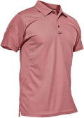 MAGCOMSEN Men's Quick-Dry Performance Polo Shirt - Short Sleeve Tactical Golf Jersey