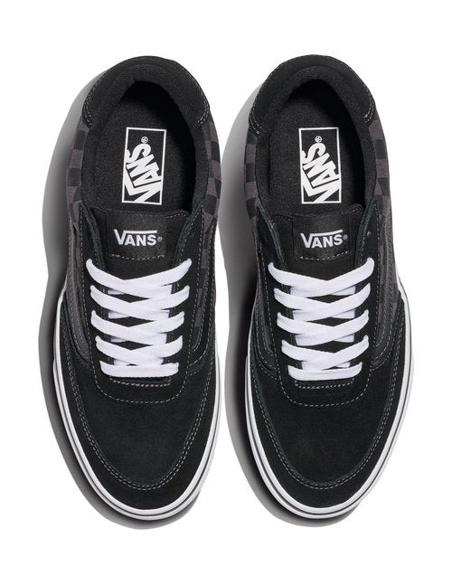 Vans Men's Brooklyn LS Shoe - Low-Top Fashion Sneakers for Casual Wear. Canvas Black/Asphalt. 13