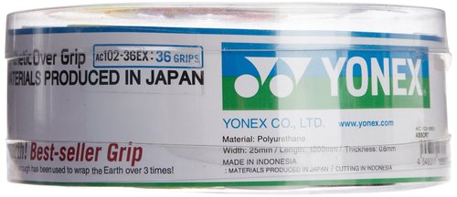 Yonex AC102-36EX Wet Super Grap (36 Pieces) Assorted