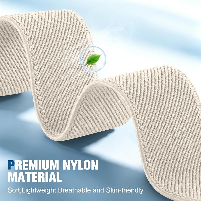 Whoop 5.0 Band Nylon Strap – Starlight Variation, Breathable Adjustable Solo Loop