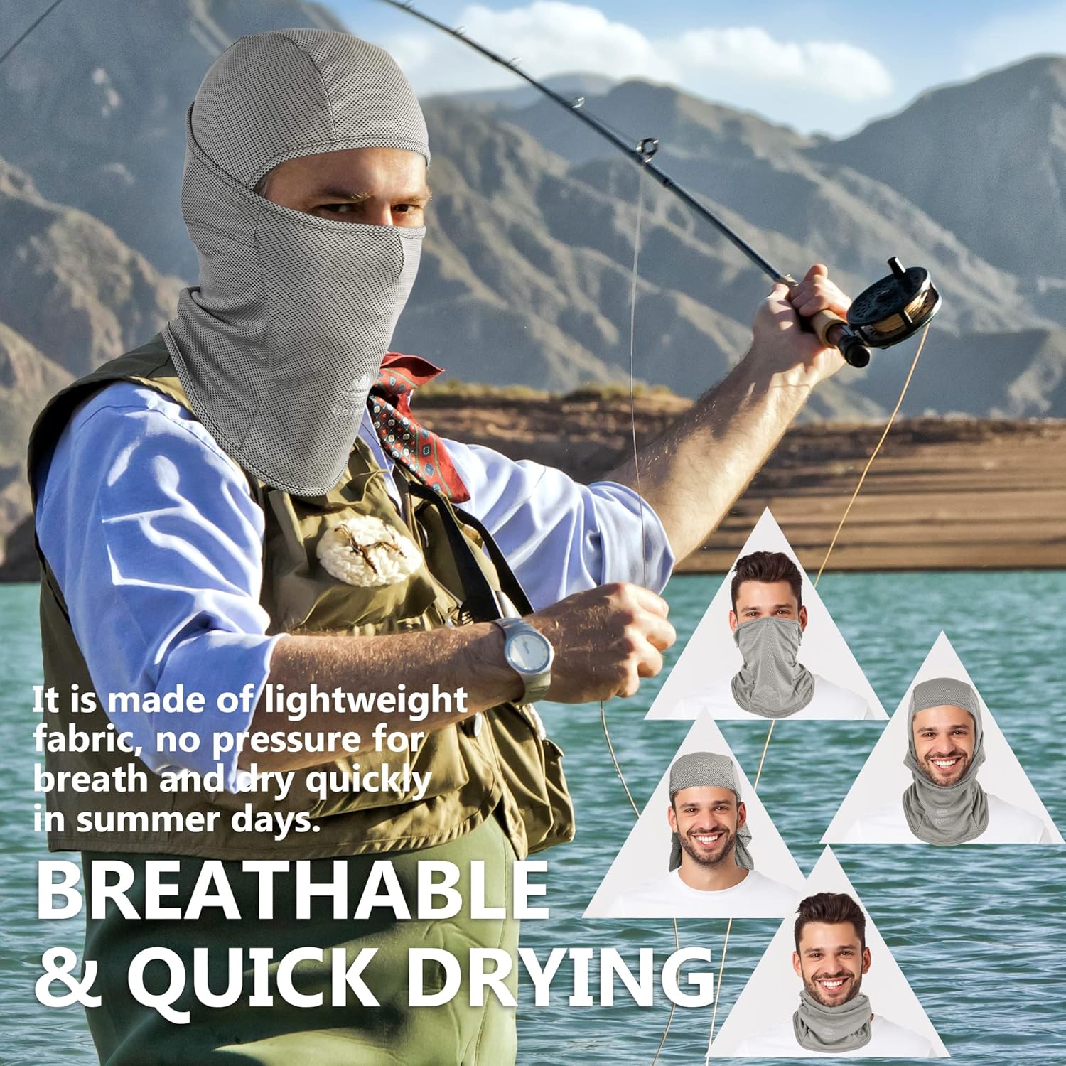 Skiennix Balaclava Face Mask - UV Protection & Breathable Design for Men & Women | Ideal for Skiing & Cycling