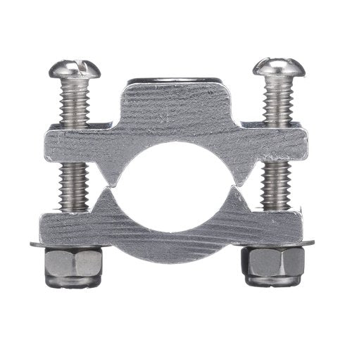 Attwood 5074-3 Sure-Grip Rod Holder Mounting Base — Clamp-On Rail Base, Fits Round Rail Up to 7/8-In. Diameter, Extruded Aluminum