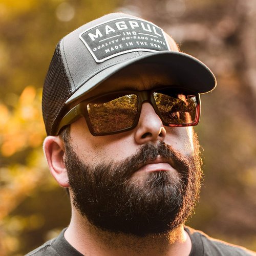 Magpul Explorer XL Sunglasses Tactical Ballistic Sports Eyewear Shooting Glasses for Men, Matte Black Frame, Gray Lens (Non-Polarized), One Size