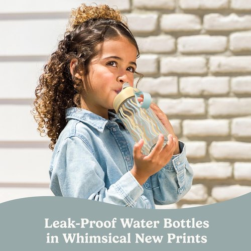 Bentgo Kids Water Bottle - Leak-Proof Tritan 15 oz. Cup with Safe-Sip Straw | Whimsy & Wonder Collection for Ages 3+