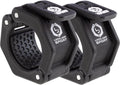 Lock-Jaw Sport Barbell Collars - Heavy-Duty Olympic Bar Clamps for 2" Bars | Secure Weight Clips - Black (2 Pcs)