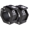 Lock-Jaw Barbell Collars Sport Olympic Barbell Clamps 2 Pcs – Heavy Duty Bar Clamps for 2” & 50mm Olympic Bars – Secure Weight Bar Clamps for Strength Training & Home Gym Accessories – Black