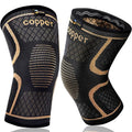 Copper Knee Braces for Men and Women (2 pack) -Knee Supports Copper Compression Knee Sleeve for Knee Pain, Arthritis, Sports and Recovery Support (X-Large)
