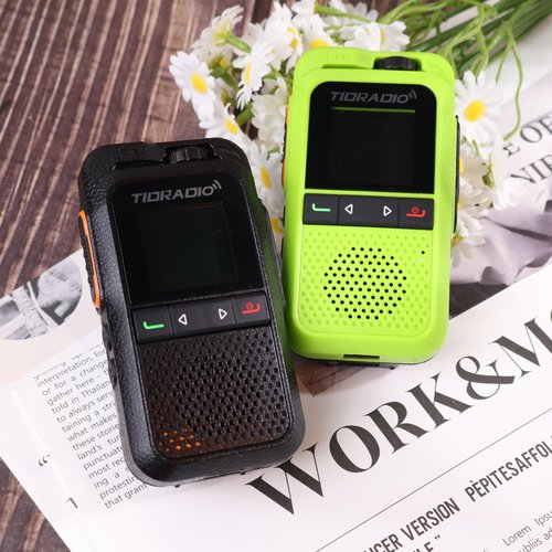 TIDRADIO TD-G100 Rapid Unlimited Range 4G LTE PoC Radios Long Range Walkie Talkies with SIM Cards, Nationwide PPT Two Way Radios, Global Walkie-Talkie for Family, Logistics,Construction site,2 Pack